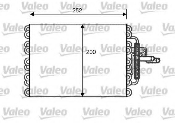 VALEO 817217 Evaporator, air conditioning